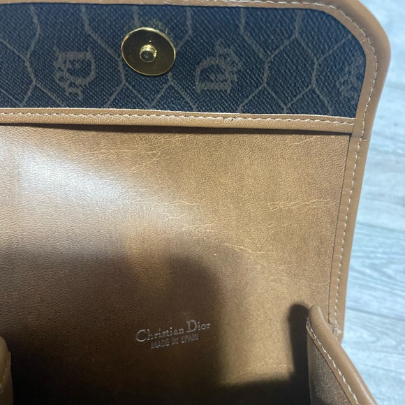 Vintage Authentic Christian Dior Honeycomb Pattern Accessory Cosmetics Case - Picture 6 of 7